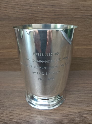 Silver plated tankard - plated,