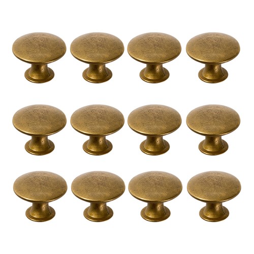 12x metal door knobs cupboard - 12x,