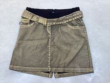 Formes Maternity Short Skirt, gold/black, size 14