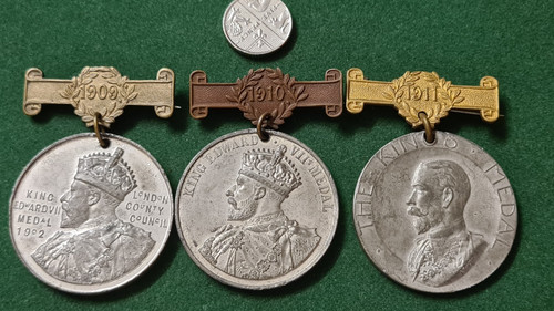 London attendance medals - london,