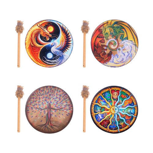 Shaman drum with - shaman,