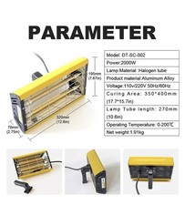 2000W Infrared Paint Curing