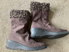 Brown Rohde Zip Up Boots Size 5.5 VGC