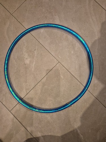 Kids blue metallic hula hoop - metallic,