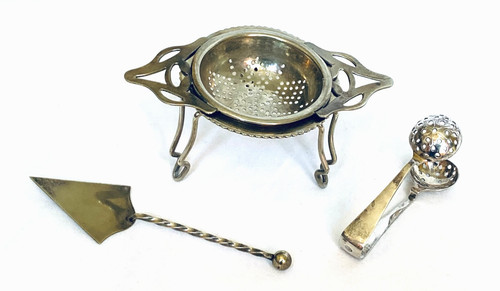 Antique epns silver plate tea - epns/silver,
