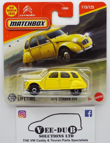 Matchbox 1970 citroen 2cv - matchbox,