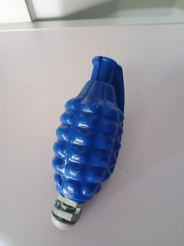 Vintage capgun toy blue - vintage,