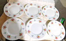 Minton Bone China 9" Dessert Salad Plate x 6 - Rosetta