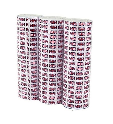Rolls union jack flag paper - union,