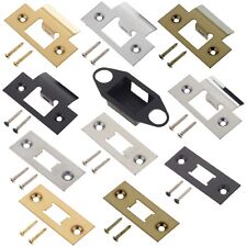 Door Mortice Latch Keep Strike Plate Tubular Latch Face Cover Premium UK Quality