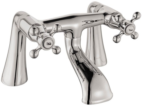 Traditional chrome bath - chrome, filler