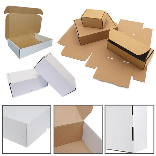 Brown white gift cardboard - or,