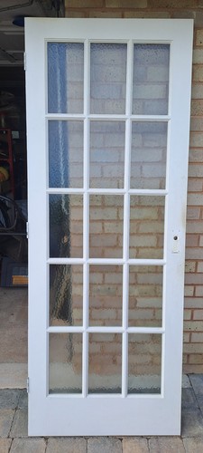 White solid wood - white, door