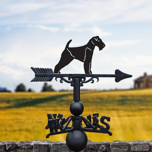 Welsh terrier iron weathervane - welsh,