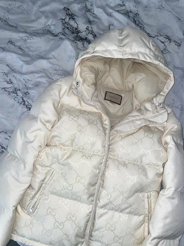 Gucci 23aw cream puffer jacket - 23aw,