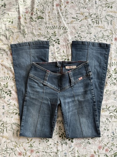 Rare vintage low rise flared