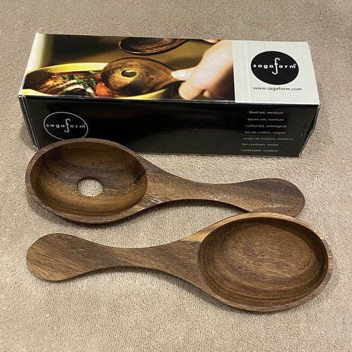 Sagaform wooden serving spoons - sagaform,