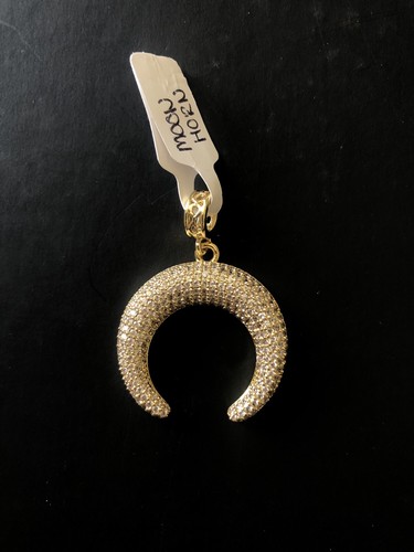 Cubic zirconia gold plated - gold,