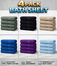 4X LARGE JUMBO BATH SHEETS