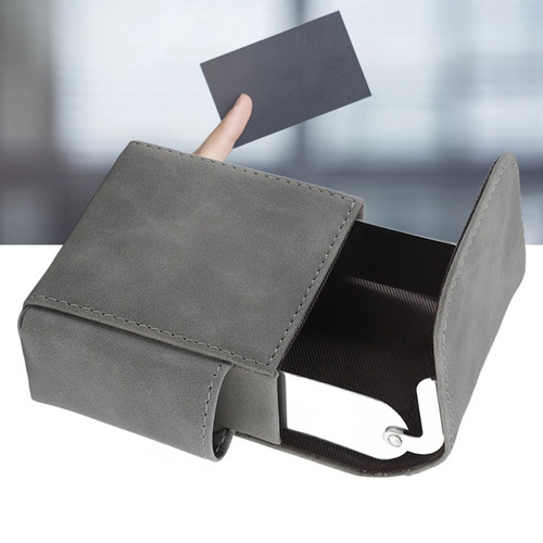 Gray cigarette case with - gray,