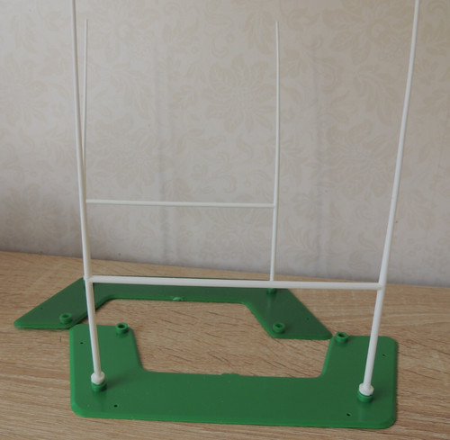 Pair subbuteo rugby goal - rugby,