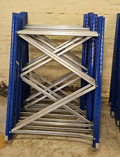 Heavy Duty Pallet Racking Industrial Shelf Frames Warehouse Blue  150cm high