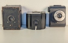Three Vintage 127 Film Cameras