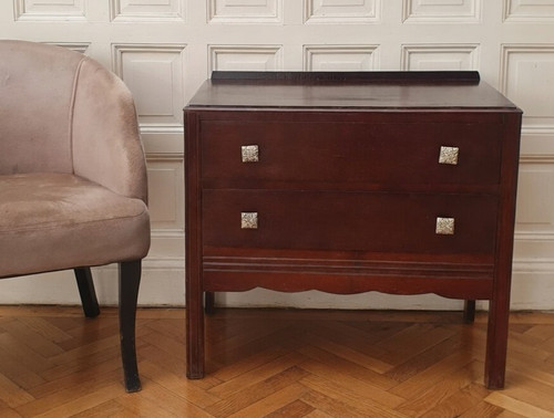 Small oak art deco style - a,