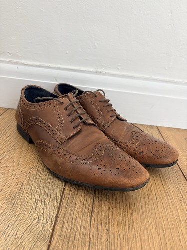 Topman brown leather shoes - topman,
