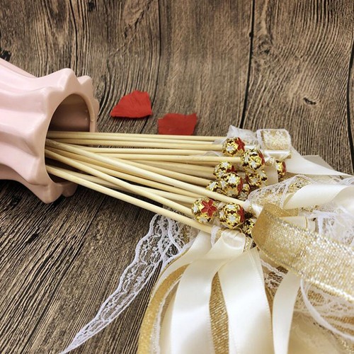 5pcs ribbon wedding wands - ribbon,
