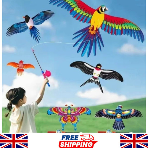 Kids cartoon eagle - eagle, kite
