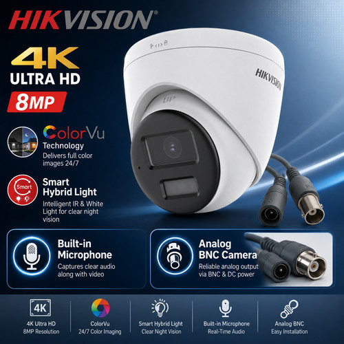 Hikvision 8mp cctv camera - cctv,