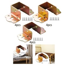 4x Bed Rail Brackets with