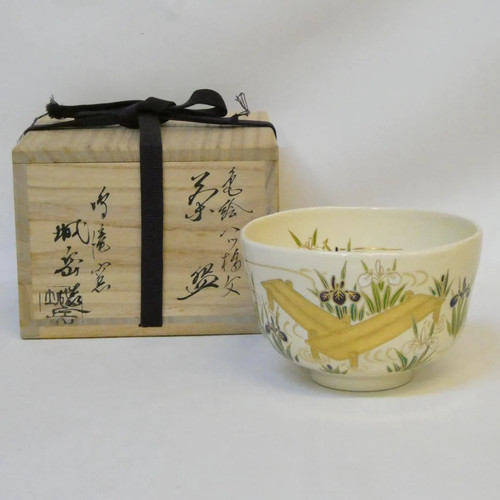 Iroe yatsuhashi chawan - chawan, by