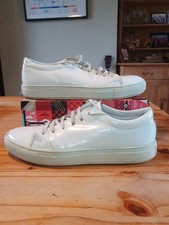 Acne Studios Adriana White Leather Sneakers UK12 Low Top Shoes NEED RESOLING