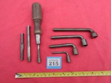Vintage Collectable BA & BSW Whit Sockets, Box Spanner, Old Tools  Job Lot #215