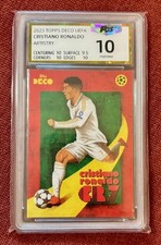 2023 Topps Deco Uefa Cristiano Ronaldo Artistry PGS Pristine 10