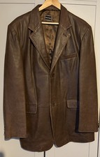 Milestone leather jacket brown - milestone,