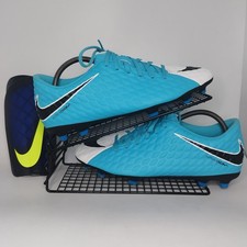 Mens Nike Hypervenom Phade III FG Football UK Size 10 Eur 45 + Shin Pads VGC