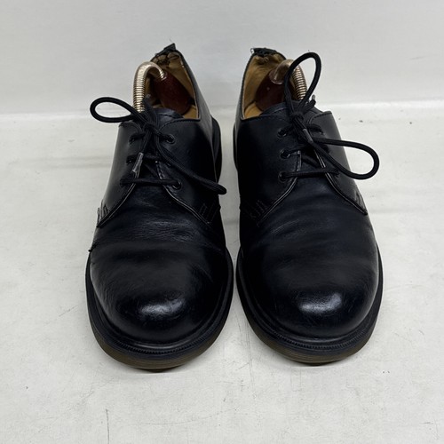 Men black leather hard toe - black,