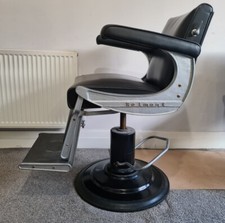 Belmont Barber Chair, Apollo, Real Leather Re Trim, Man Cave