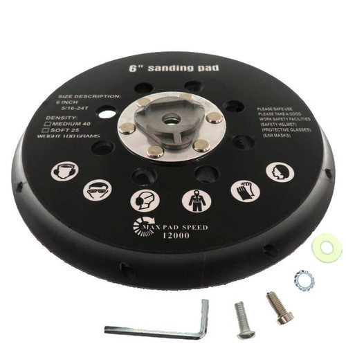 Hole sander backing pad - backing,