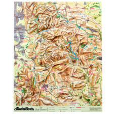 Raised Relief Map the Peak District 2