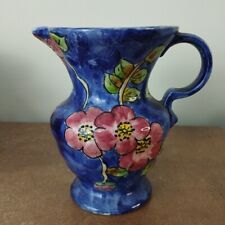 Antique 1920s Kensington Ware, Staffordshire,  Decorative Floral Jug or Pitcher
