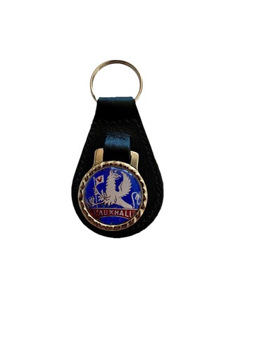 Black leather keyring - ,