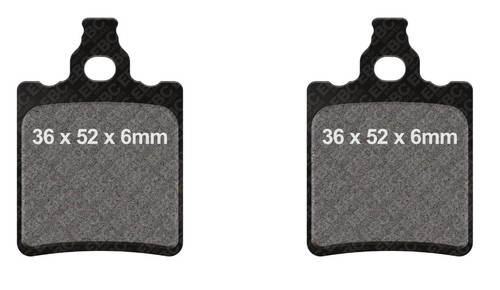 Sintered rear brake pads for - rear,