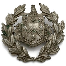 Oldham Corporation Transport Tramways Trams Cap Badge - Manchester Rail Bus