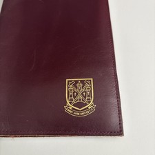 West Ham FC Vintage Bi-fold Ox blood Leather Wallet