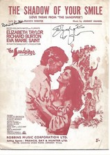 Richard Burton & Elizabeth Taylor - Hand Signed -  Sheet Music
