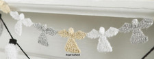 Crochet Pattern copy Stylish spiritual Christmas Angel garland bunting  New